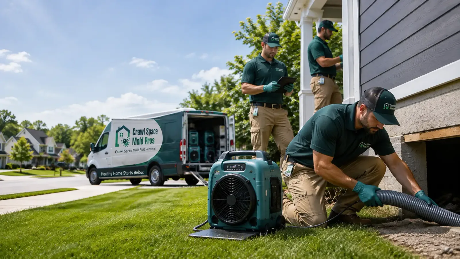 Crawl Space Mold Removal in Azusa, CA